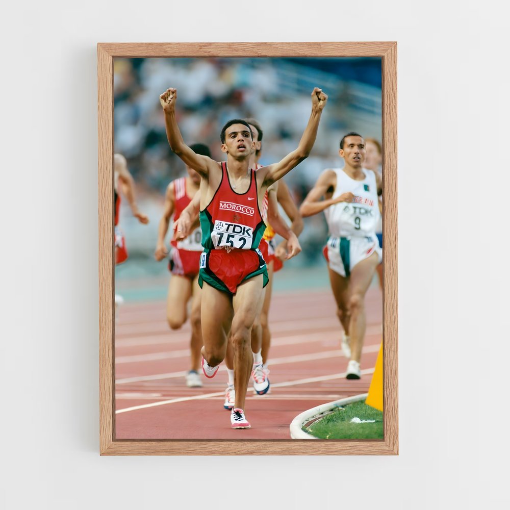 Poster L'Éclair de Marrakech – affiche Athlétisme (vue 4)